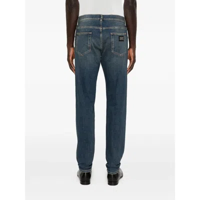 Dolce & Gabbana Multi-pocket Jeans In Blue