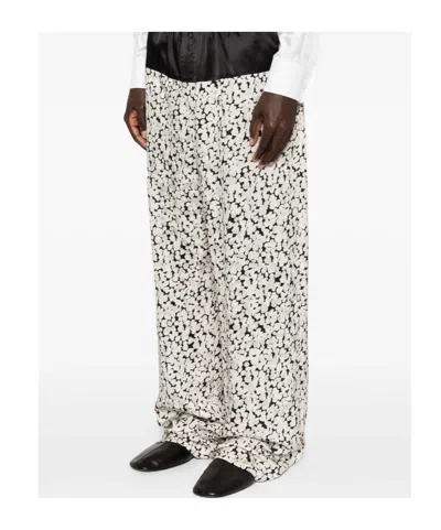 Dries Van Noten Patchwork Casual Pants In Multi