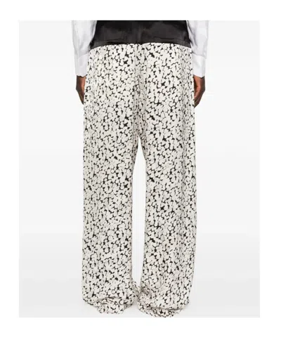 Dries Van Noten Patchwork Casual Pants In Multi