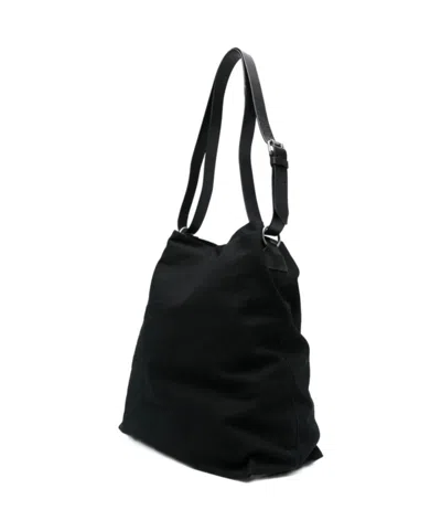 Dries Van Noten Top Handle Shoulder Bag In Black