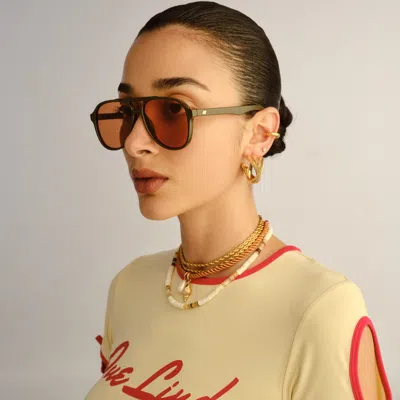 Le Specs Tragic Magic In Brown