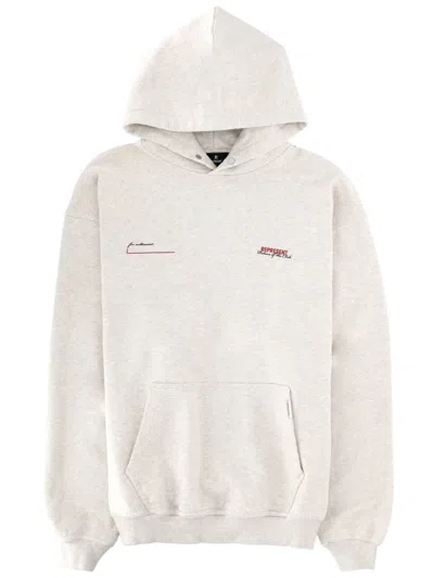 Represent Sweatshirt With Logo In Neutral
