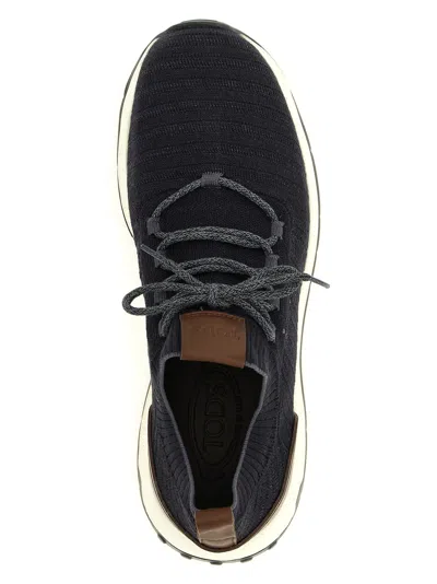 Tod's Socks Sneakers Gray In Blue