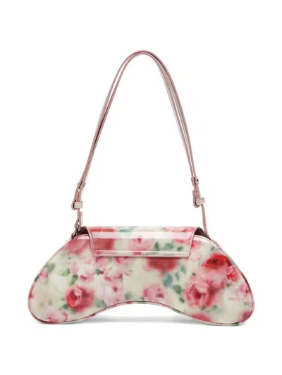 Diesel White And Pink Play Polyurethane Handbag In Neutral