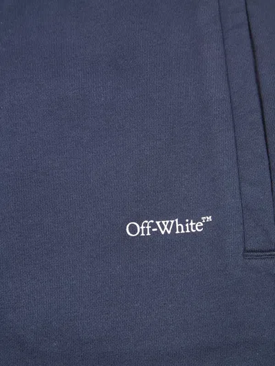 Off-white Drawstring Shorts In Blue