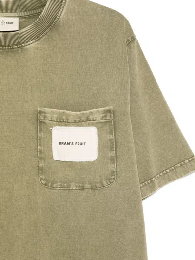 Bram's Fruit Chest-pocket T-shirt In Green