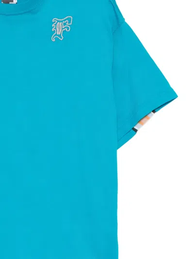 Facetasm Logo T-shirt In Blue
