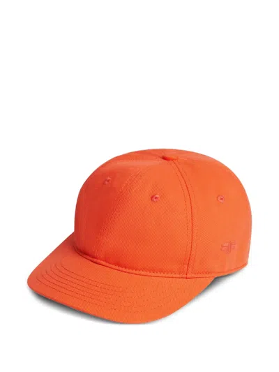 Fursac Embroidered Cap In Red