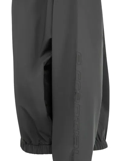 Essentials Half Zip Track Jacket In Gray