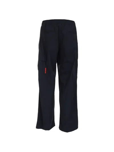 Just Cavalli Drawstring Cargo Pants In Blue