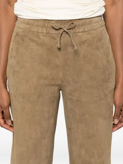 Arma Drawstring Trousers In Brown