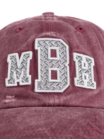 Misbhv Appliqué Distressed Hat In Red