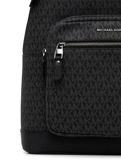 Michael Kors Hudson Patterned Backpack In Pink