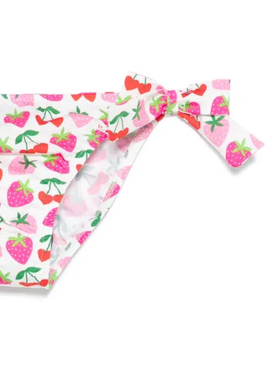 Mc2 Saint Barth Tie-side Fruit Print Bikini Bottom In Multi