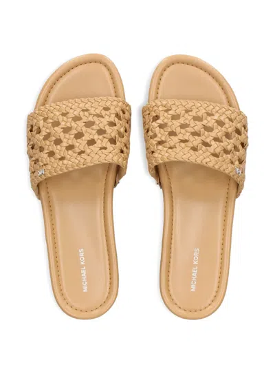 Michael Michael Kors Woven Studs Sandals In Multi