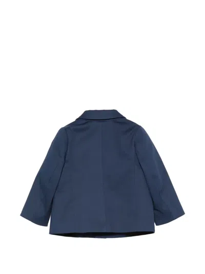 Balmain Buttoned Blazer In Blue