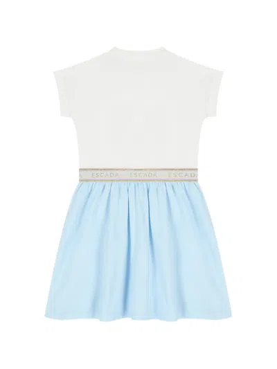 Escada Logo-waistband Dress In Multi