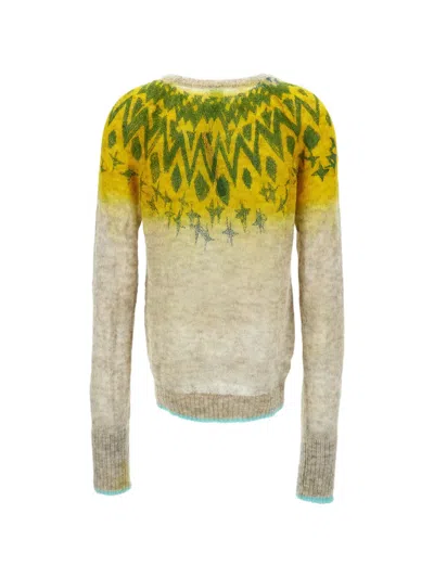 Rohka Patterned Crew-neck Sweater In Multi
