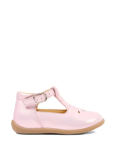 Pom D'api Buckle-strap Boots In Pink