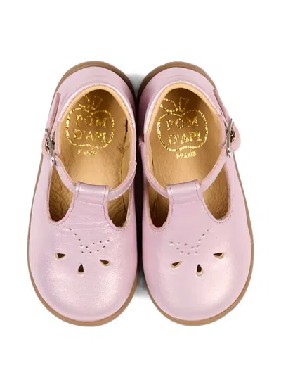 Pom D'api Buckle-strap Boots In Pink