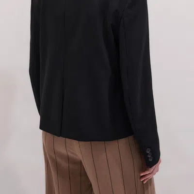Me+em Intelligently Oversized Short Blazer Black In Black