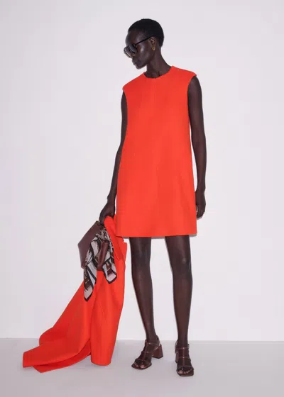 Me+em Swing Mini Dress Tangerine Orange In Red