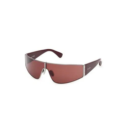 Max Mara Shield Sunglasses In Brown