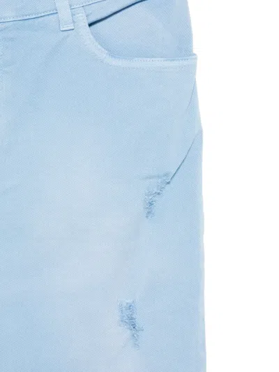 Blugirl Distressed Trousers In Multi