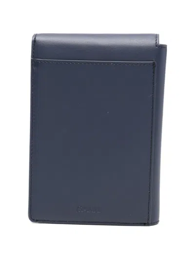 Ganni Bear-graphic Wallet In Pattern