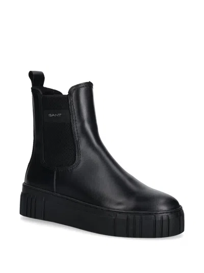 Gant Platform Pull-on Boots In Black