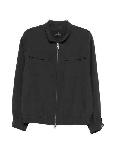 Montecore Patch Pocket Zip Jacket In Black