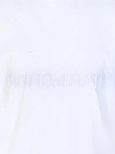 Hinnominate Embossed T-shirt In White