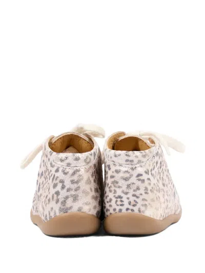 Pom D'api Leopard-print Lace-up Boots In Multi