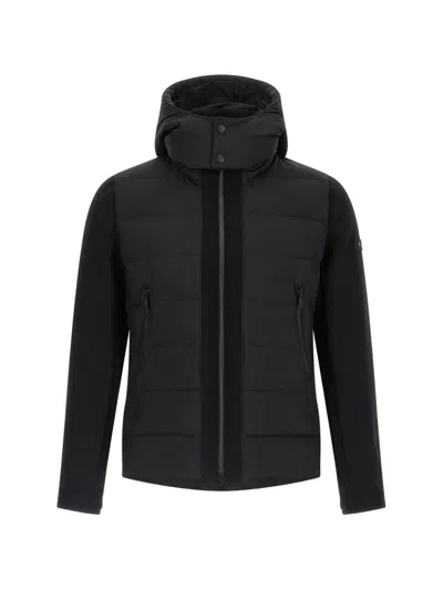 Tatras Long-sleeved Cotton-padded Jacket In Black