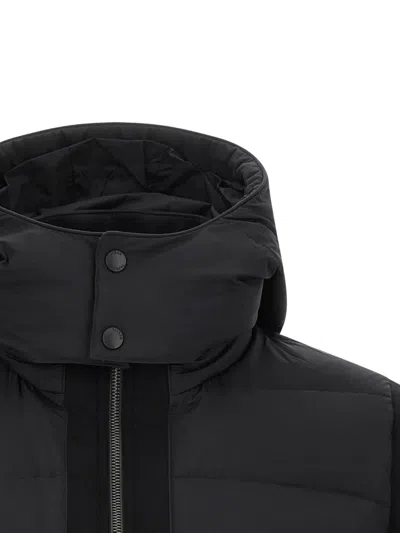 Tatras Long-sleeved Cotton-padded Jacket In Black