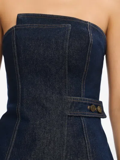 Significant Other Micah Denim Top In Blue