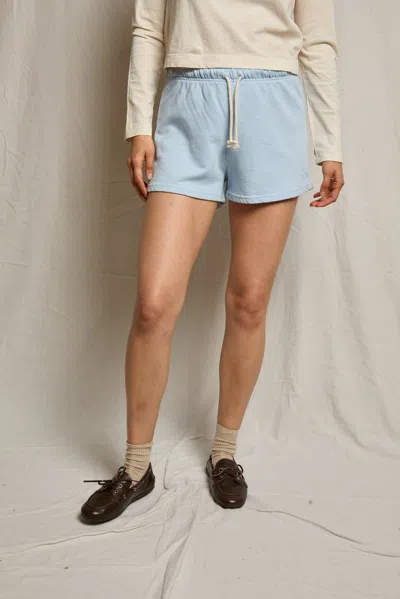 Perfectwhitetee French Terry Sweat Shorts In Blue