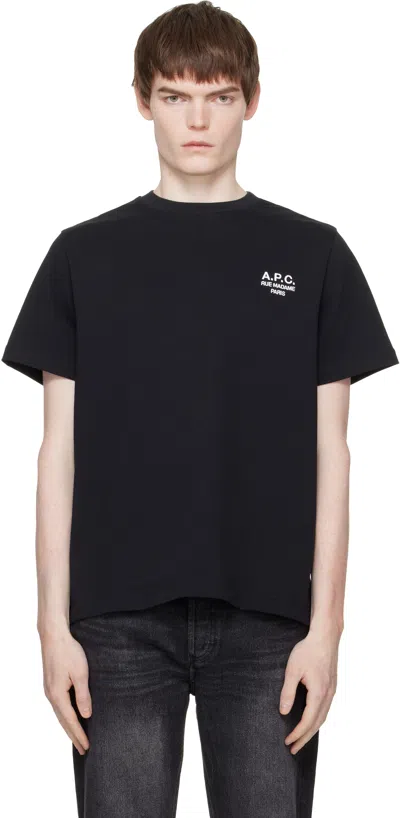 A.p.c. A. P.c. Standard Regular Fit T-shirt In Black