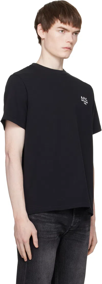 A.p.c. A. P.c. Standard Regular Fit T-shirt In Black