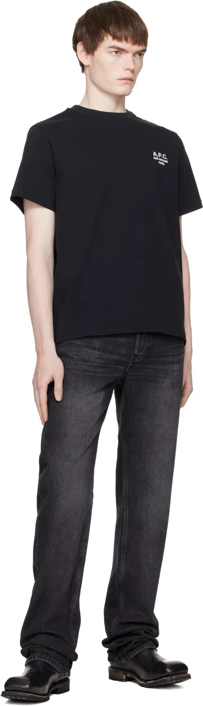 A.p.c. A. P.c. Standard Regular Fit T-shirt In Black