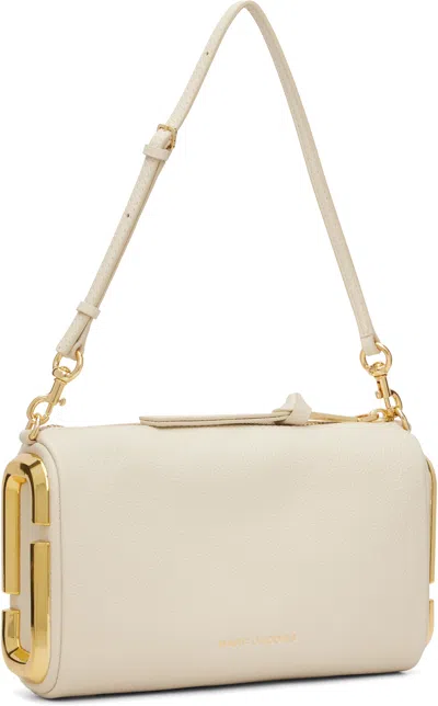 Marc Jacobs Leather Shoulder Bag Adjustable Detachable Strap In Neutral