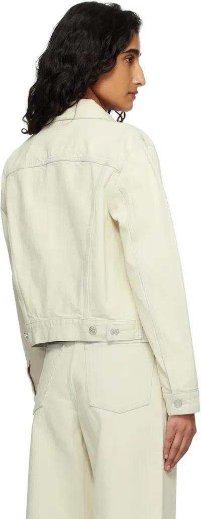 Apc Long-sleeved Single-breasted Denim Jacket In Multi