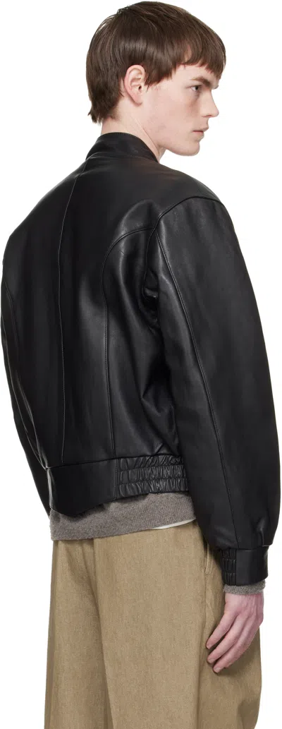 Sunflower Zip-front Elasticated-cuff Jacket In Black
