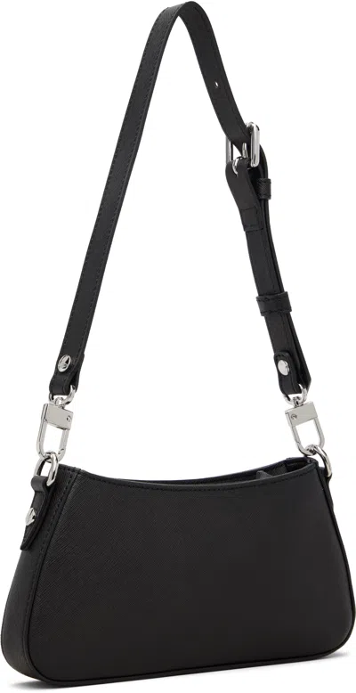 Vivienne Westwood Tasha Shoulder Phone Bag Faux Leather Black-3d-orb