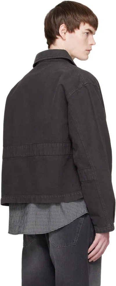 Mfpen Courier Canvas Jacket In Gray