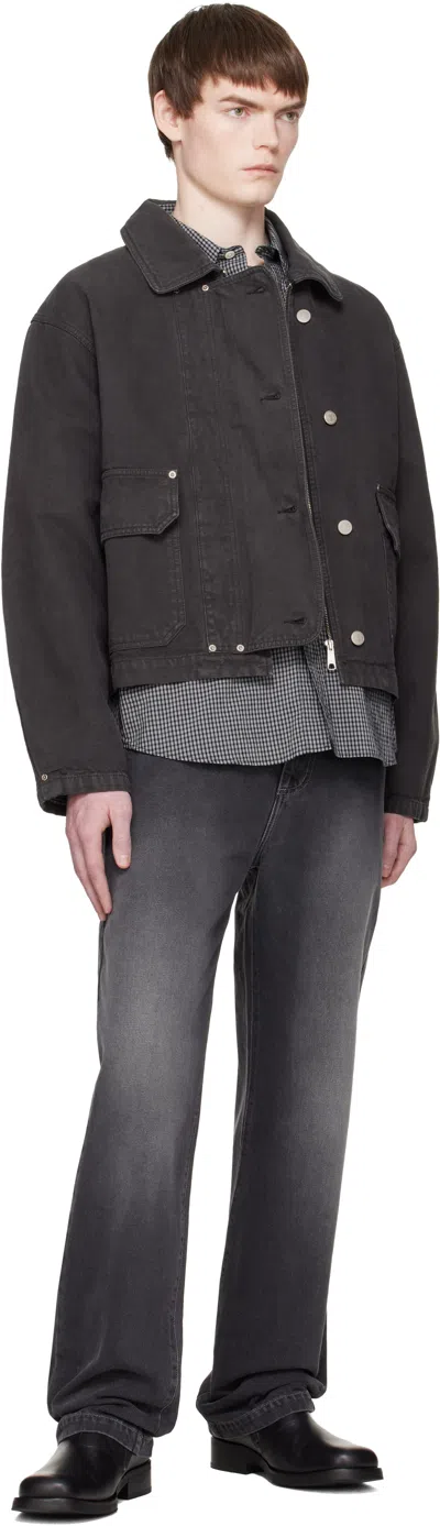 Mfpen Courier Canvas Jacket In Gray