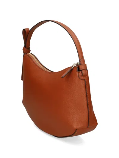 Kate Spade Loop Zip Leather Shoulder Bag In White