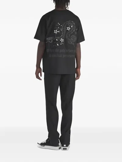 Only The Blind Night Python T-shirt In Black