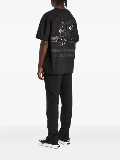 Only The Blind Night Python T-shirt In Black