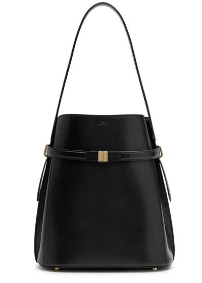 Totême Women Black 'belted' Bucket Bag, Onesize Luxury Bucket Bags For Women Darveys
